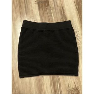 Derek Heart Textured Mini Skirt Acrylic Juniors Size M